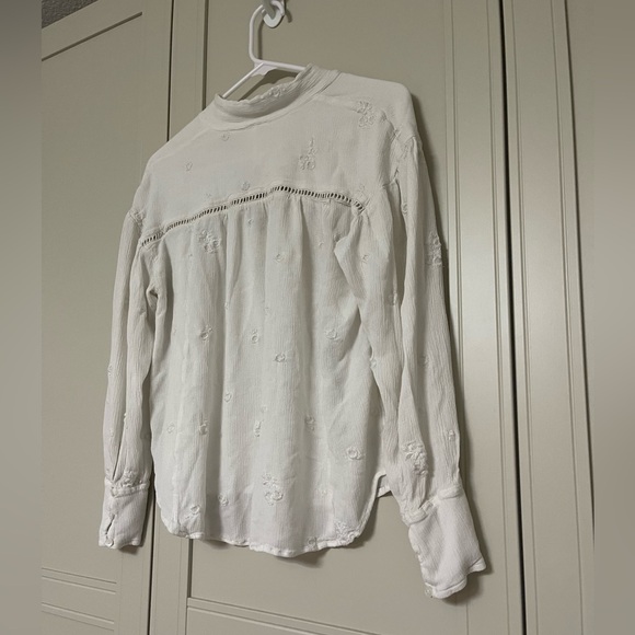 Free People Wishful Moments Blouse Size Small - Picture 9 of 12